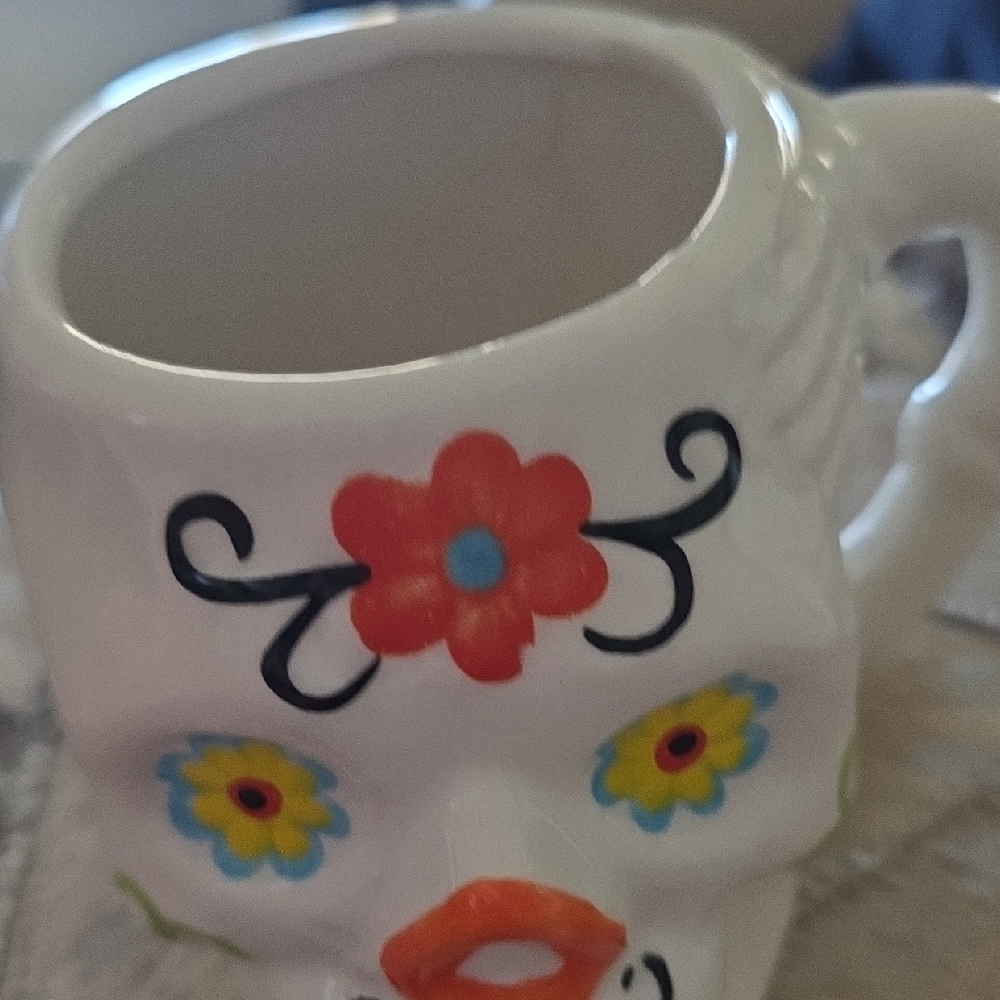 Colorful Skull Mug - Picture 8 of 9